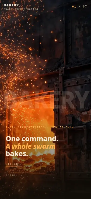 Live site — mobile (390px)