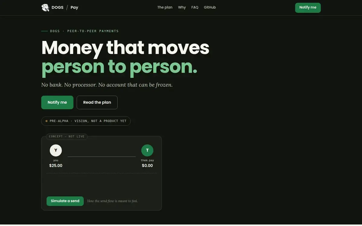 Live site — desktop