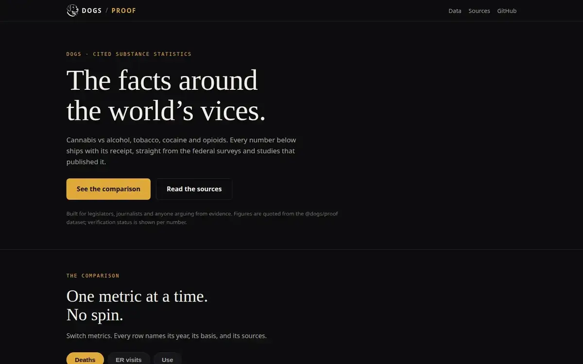 Live site — desktop